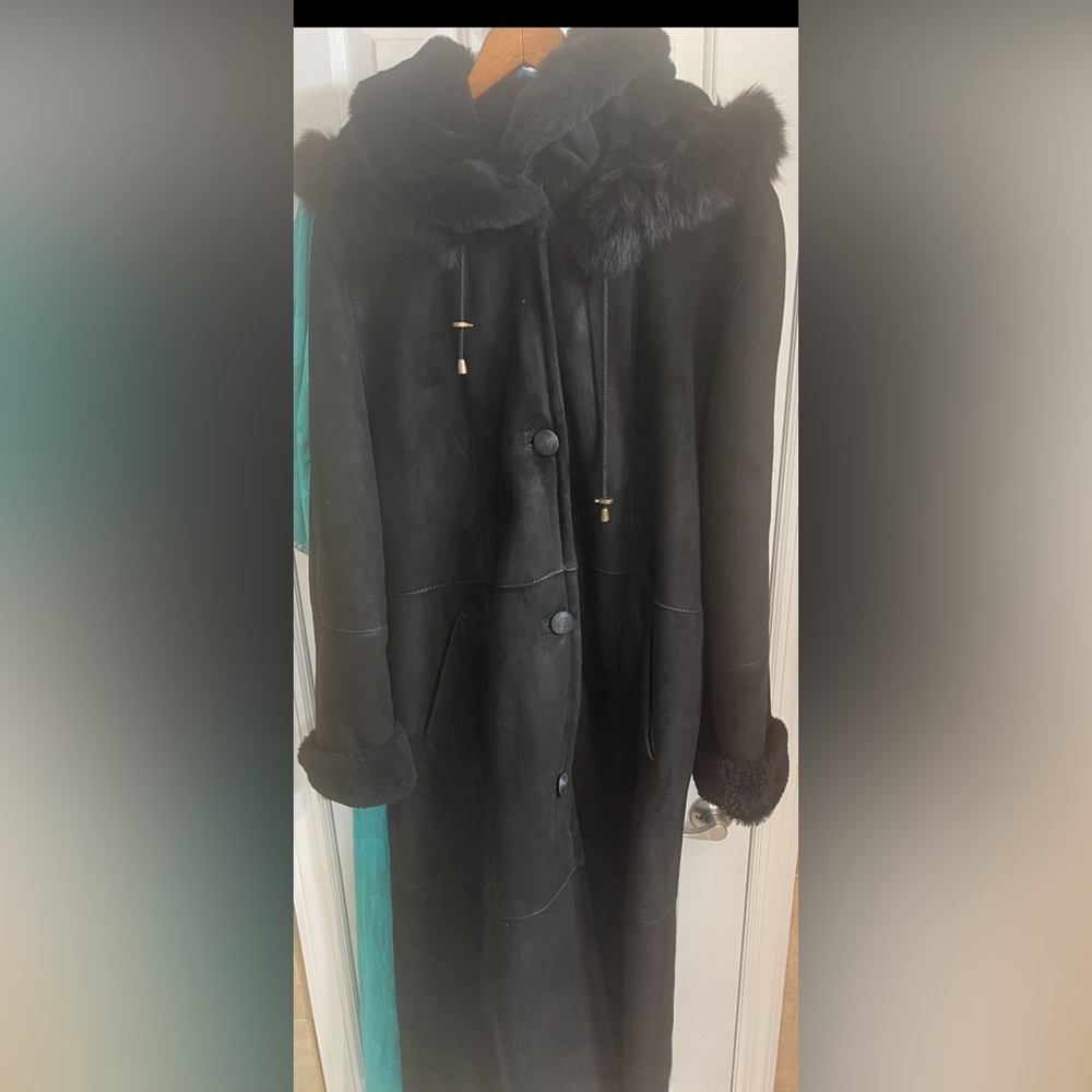 , shearling coat